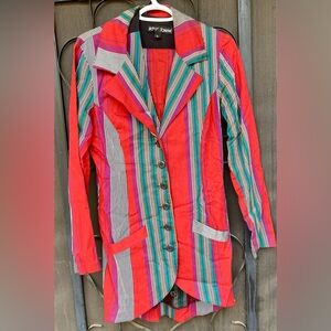 Vintage Betsey Johnson 3 piece suit. Rare find. 1993